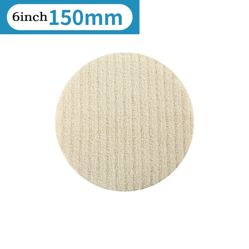 Polishing Pads Set of 4 75-180mm Coated Cushion Wool Buffing