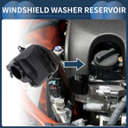 Windshield Washer Reservoir No.A2228690420 for Mercedes Benz S63 S550 (2014–2020)
