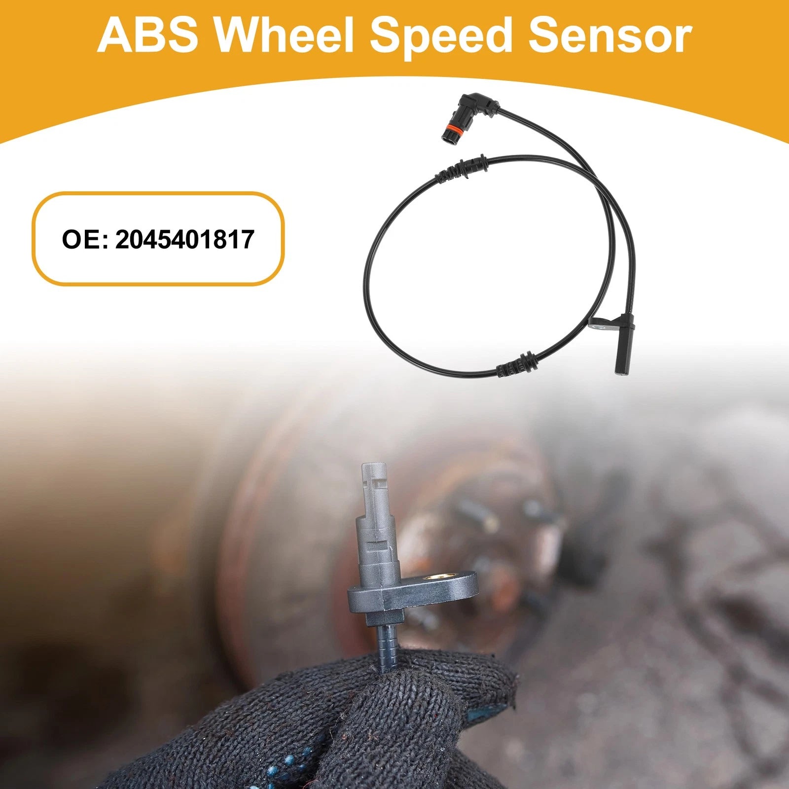 ABS Wheel Speed Sensor No. 2045401817 for Mercedes-Benz C63 (2008–2015)