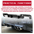 Rear Diffuser for BMW F10 M5 (2012-2016) - Carbon Fiber Style Quad Tips