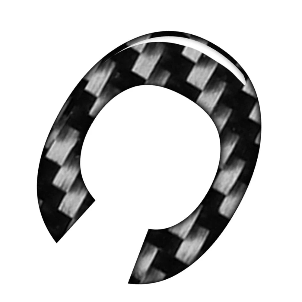 Carbon Black Door Wall Window Badge Emblem Decals for Car