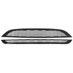 2X Honeycomb Mesh Front Bumper Grill for Mini Cooper (2002–2006)