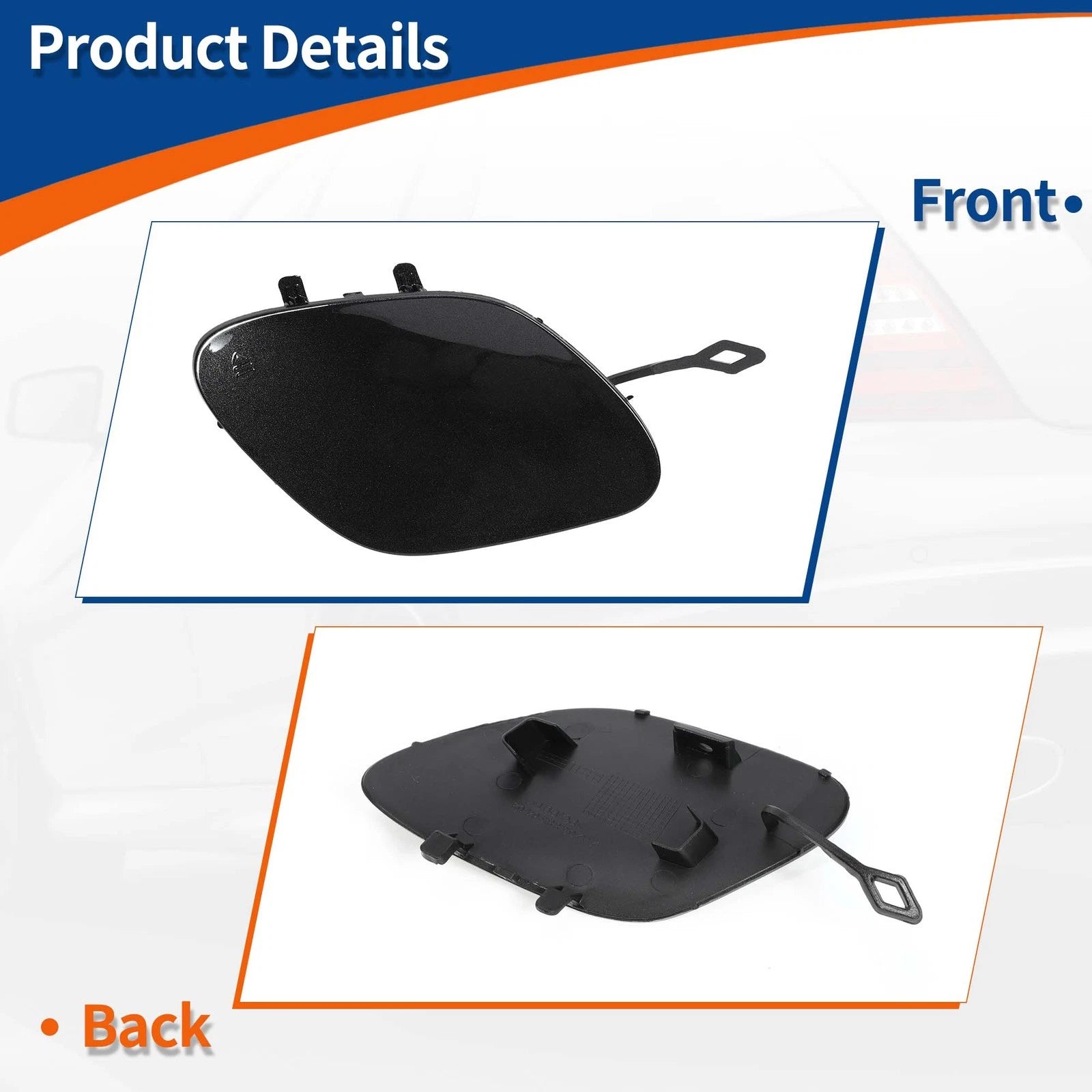 Tow Hook Cover for Mercedes-Benz (A2058856402) (2019–2023) Tenorite Grey