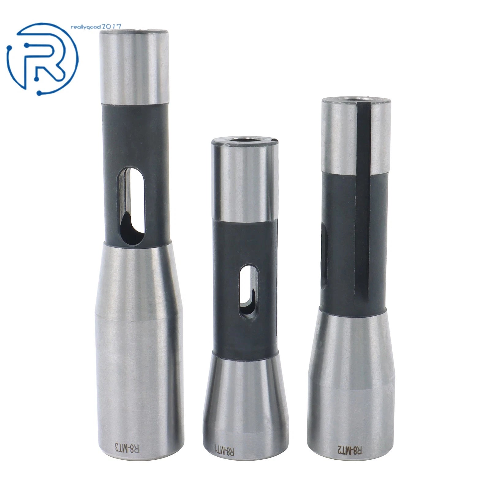 3 Pack R8 Shank to Morse Taper MT1, MT2, MT3 for CNC Machines