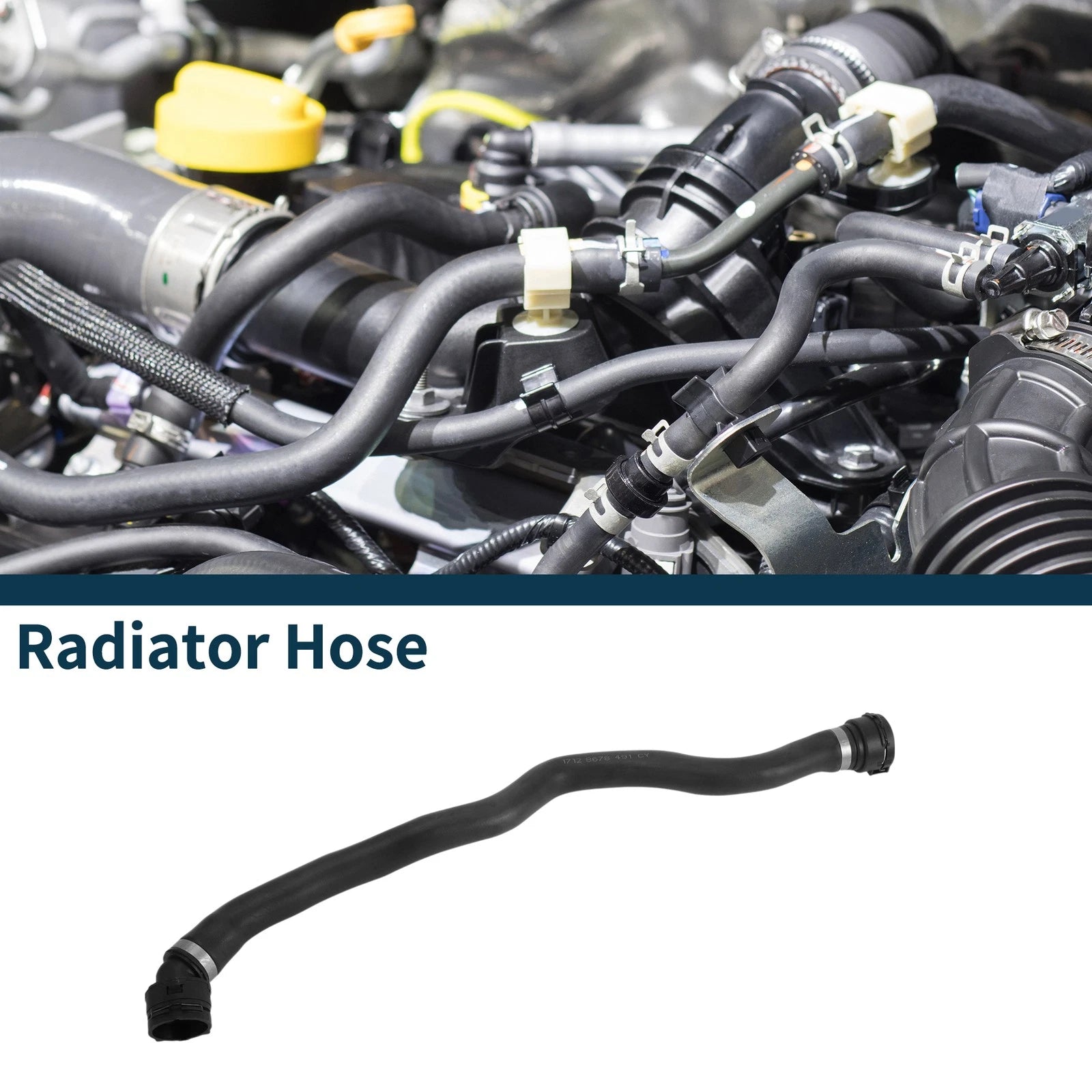 Radiator Hose No. 17128678491 for BMW 530i (2020–2023)