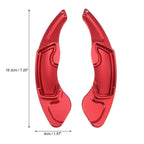 Pair Red Shift Paddle Shifters for Subaru Outback Forester (2015–2023)