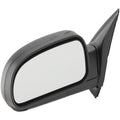 Manual Mirror for Chevrolet Trailblazer (2002–2009) Left Textured Black