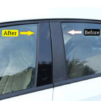 Piano Black Window Pillar Posts Door Trim Cover for Honda CR-V (2007-2011)
