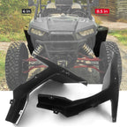 Wide Extended Front Fender Flares for Polaris RZR XP 1000 / XP 4 1000 (2014–2023)