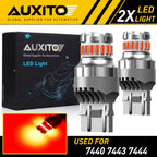 2X LED Brake Stop Light Bulbs for AUXITO (7443, 7440, 7444)
