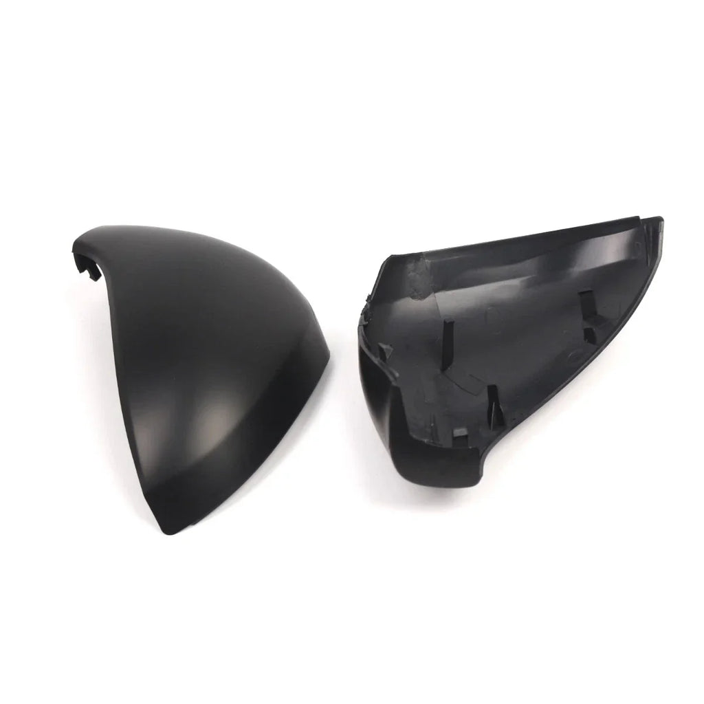 Pair Matte Black Side Wing Mirror Cap Cover for Peugeot 207 (2006–2013)