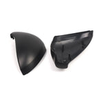 Pair Matte Black Side Wing Mirror Cap Cover for Peugeot 207 (2006–2013)