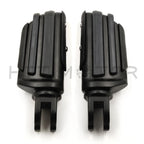 Black Rubber Pilot Footpeg Footrest for Harley Breakout FXBR (2018–2019)