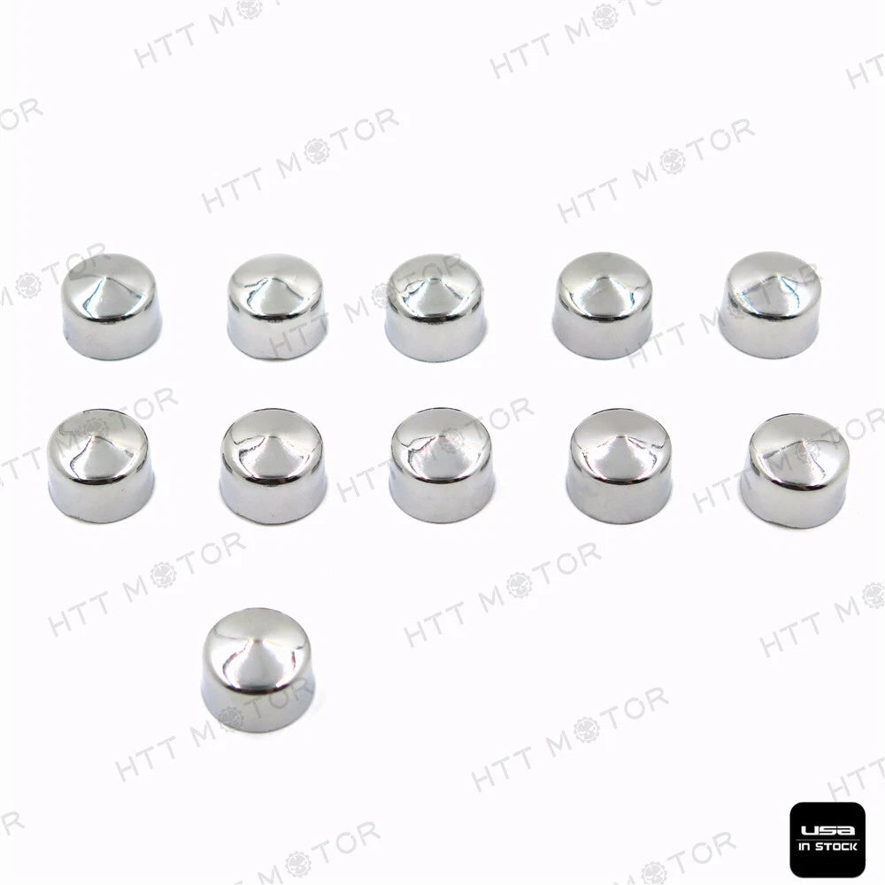 11 Piece Chrome Cap Dress Kit for Harley Touring Models (1999–2006)
