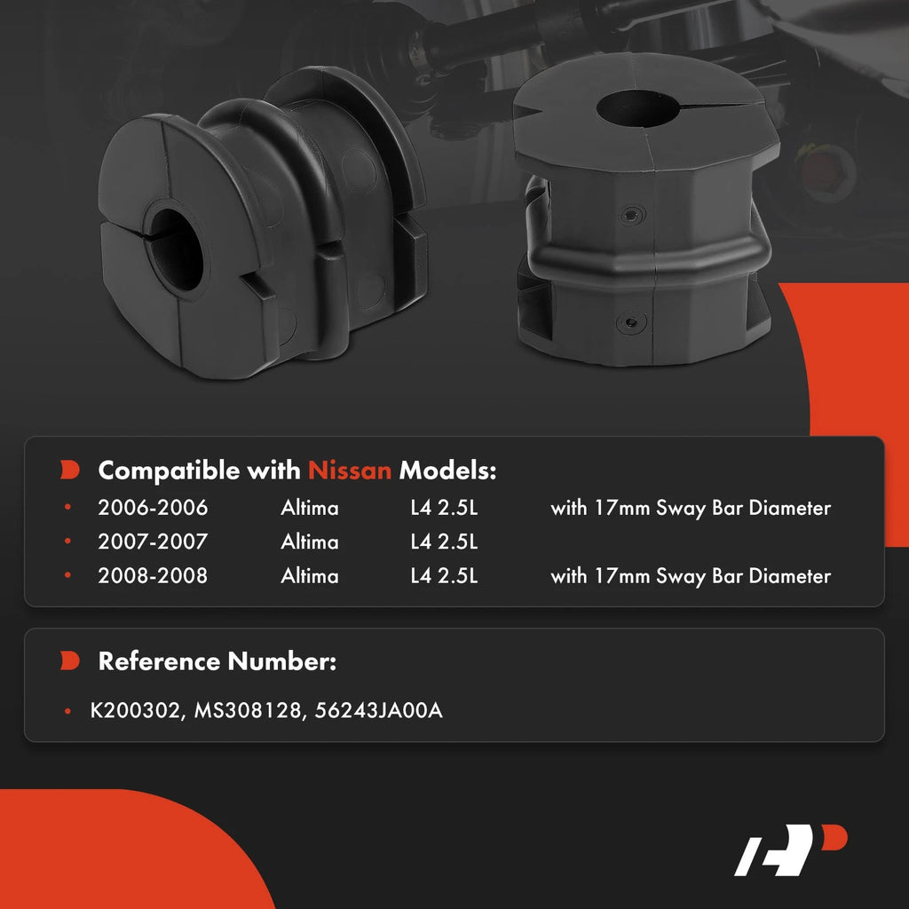 2X Rear Sway Bar Link Bushings for Nissan Altima (2006–2008)