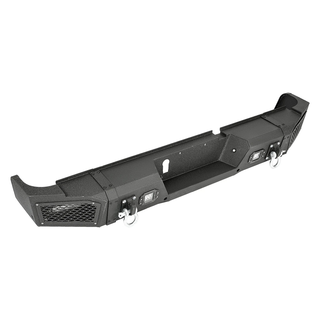 Steel Front & Rear Bumper with Winch & LED Light for Dodge Ram 2500 3500 (2019–2023)