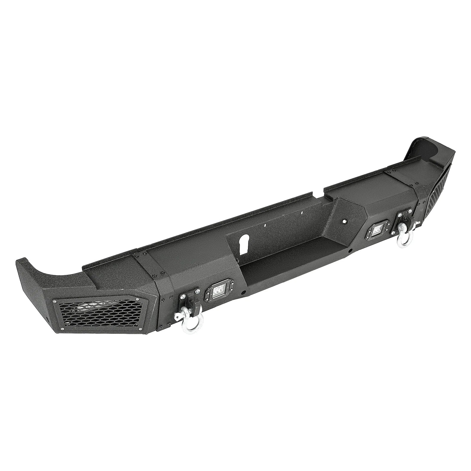 Steel Front & Rear Bumper with Winch & LED Light for Dodge Ram 2500 3500 (2019–2023)