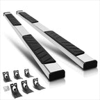 Set of 2 Step Pad Nerf Bars for Dodge Ram 1500-3500 Crew Cab (2009–2024)