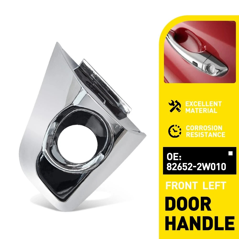 Front Left Exterior Door Handle Cover for Hyundai Santa Fe (2013–2019) EXV