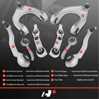 Set of 8 Front Control Arm Ball Joints for Benz C219 E320 (2003-2009)