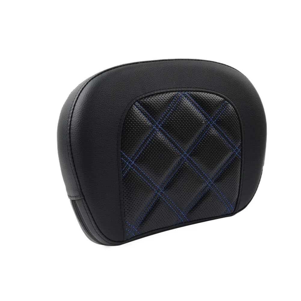 Black Rear Sissy Bar Backrest Pad for Harley Street Glide FLHX FLHXS (2006-2023)