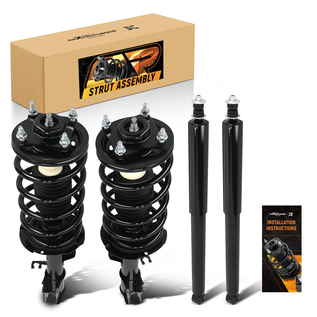 Set of 4 Struts w/Coil Spring for Mazda Tribute (2001–2006) 171593 344356