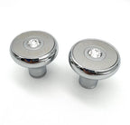 Air Valve Knob Chrome Clear Diamond Deluxe for Peterbilt Kenworth