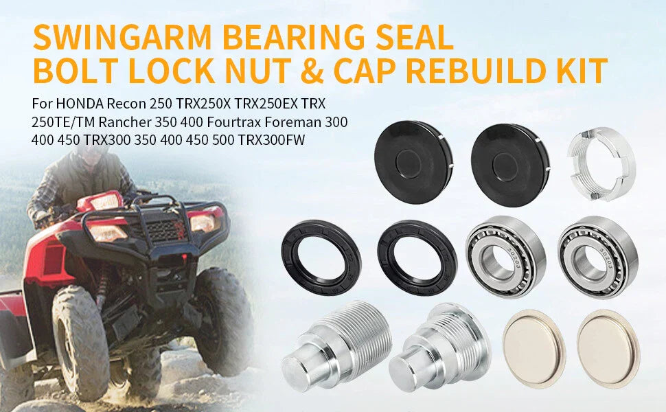 Swingarm Bearing Seal Rebuild Kit for HONDA FourTrax Rancher (1999–2009)