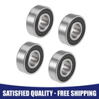 Set of 4 6202-2RS Deep Groove Ball Bearings  