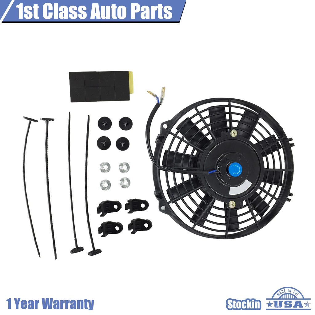 Universal Slim 9" Radiator Cooling Fan Mount Kit