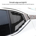 Carbon Style Rear Window Louver Vent Shutter Trim for Nissan Sentra (2024–2025)