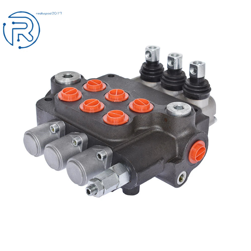 3 Spool Hydraulic Monoblock Control Valve for Various Models