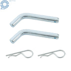 Dual Hitch Extender for Trailer 10000Lbs 2-In Receiver (2-In Solid Shank)