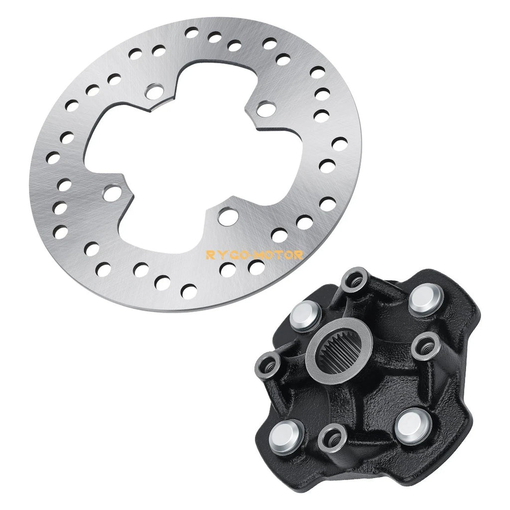 Front Wheel Hubs with Brake Rotor for Honda TRX500 Foreman (2005–2020)