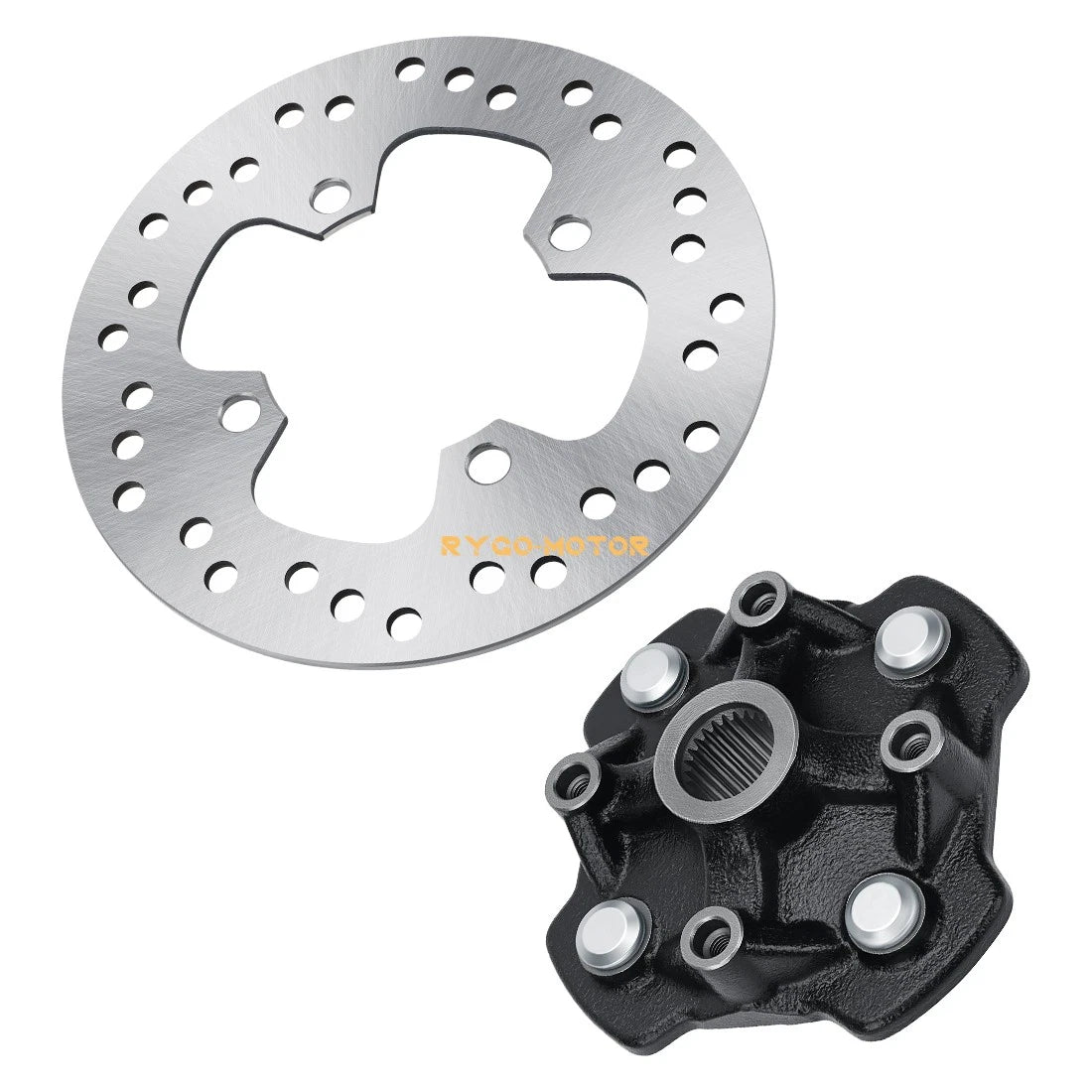 Front Wheel Hubs with Brake Rotor for Honda TRX500 Foreman (2005–2020)