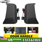 Set of 2 Outside Rear Black Door Handles for Jeep Compass (2007â2016)
