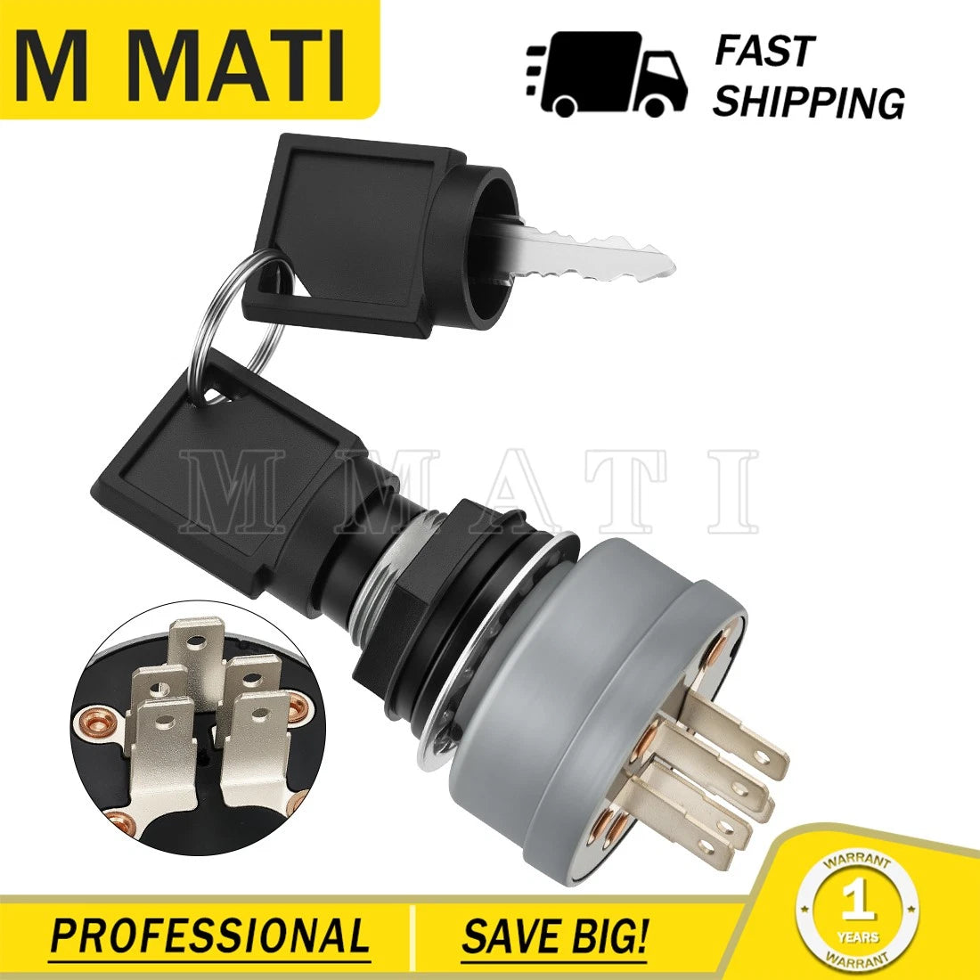 Ignition Switch for Polaris Ranger 500 6x6 (1999) 2410109