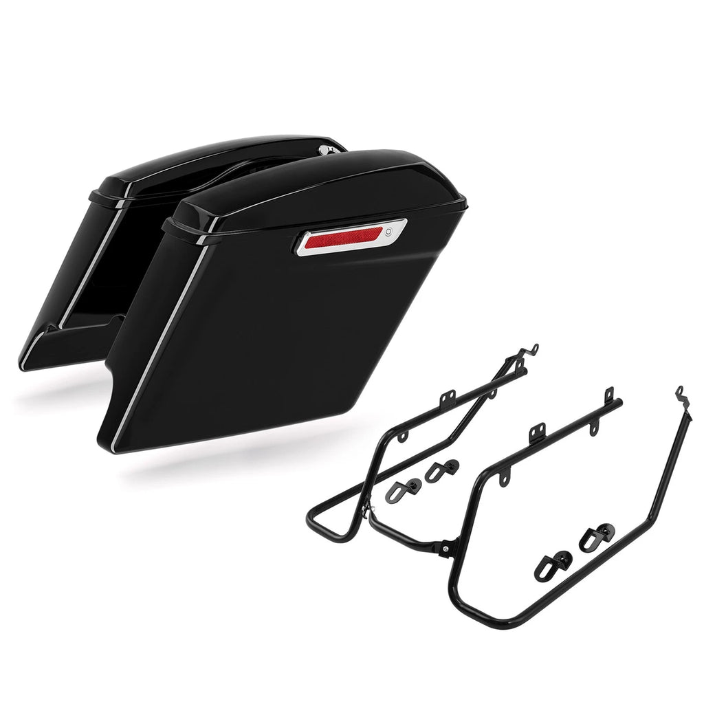 Hard Saddlebags Conversion Bracket for Harley Super Glide, Street Bob (2008–2017)