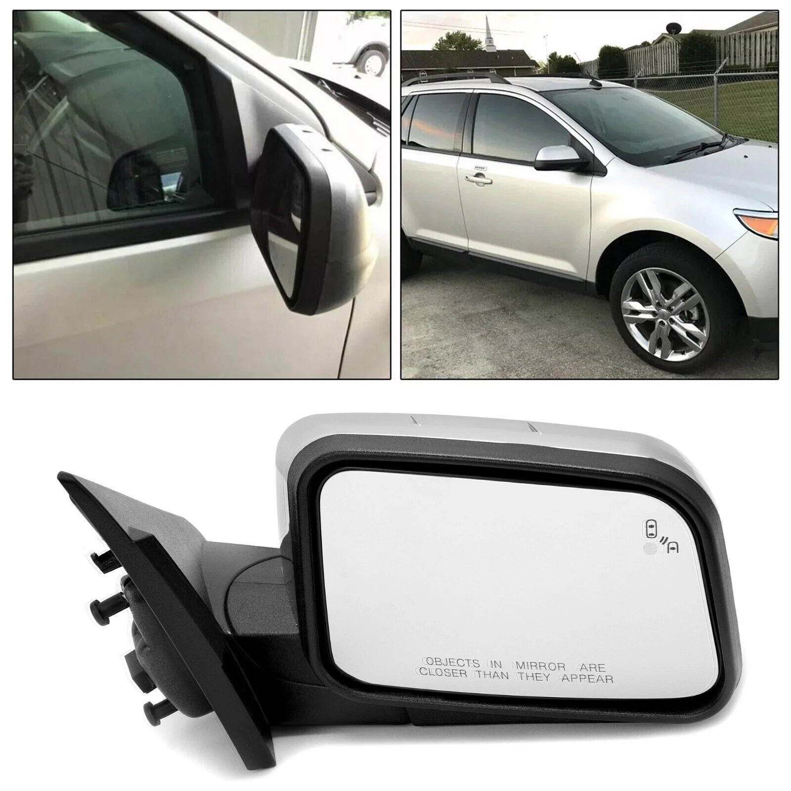 Power Heated Mirror for Ford Edge (2011–2014) RH Side with Memory & Puddle Light