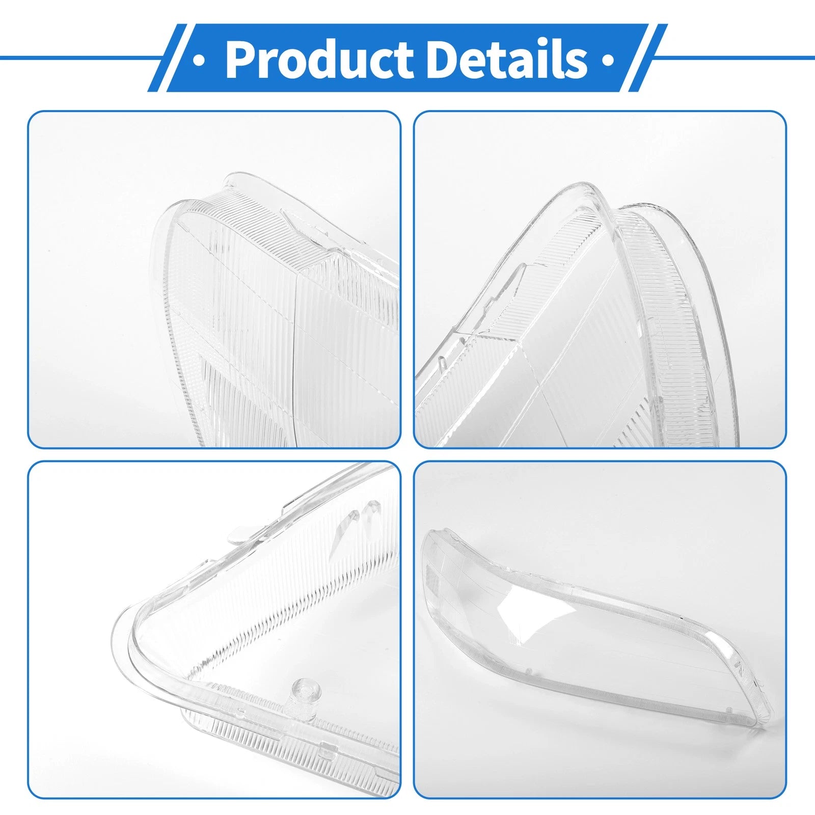 Headlight Lens Cover for Honda Accord (1998–2002) PC Clear