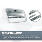 Right Mirror Cover Cap White for Mercedes Benz A Class B Class C Class (2012-2019)