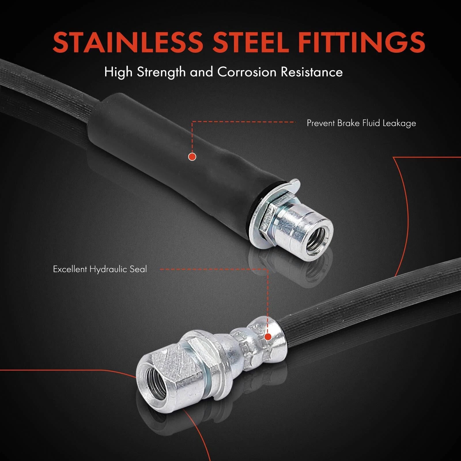 Rear Center Brake Hydraulic Hose for Ford F-150 (2017–2019)