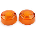 Amber Turn Signal Lens Cover for Harley Dyna FXD FXR Sportster XLH 883 1200 FXST