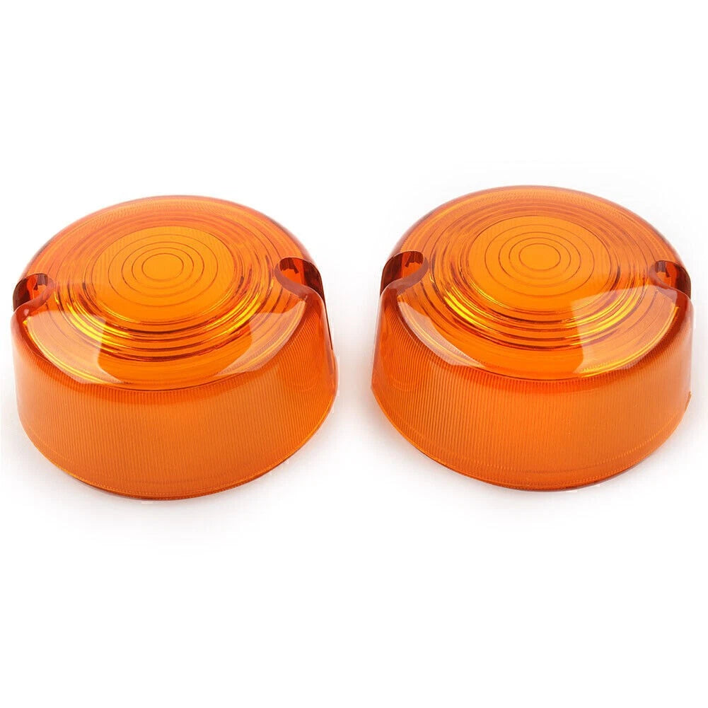 Amber Turn Signal Lens Cover for Harley Dyna FXD FXR Sportster XLH 883 1200 FXST