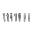 7Pc Set of MT2 Shank Round Collets for Morse Taper Chuck (1/8" - 1/2")