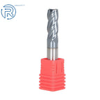 3/8" 4 Flute Carbide End Mill for TiALN Coated (1" LOC, .020 Radius)