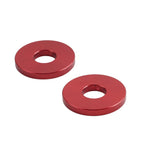 2X Engine Saddlebag Crash Bar Decorative Spacer for Harley Softail, Road King - Red