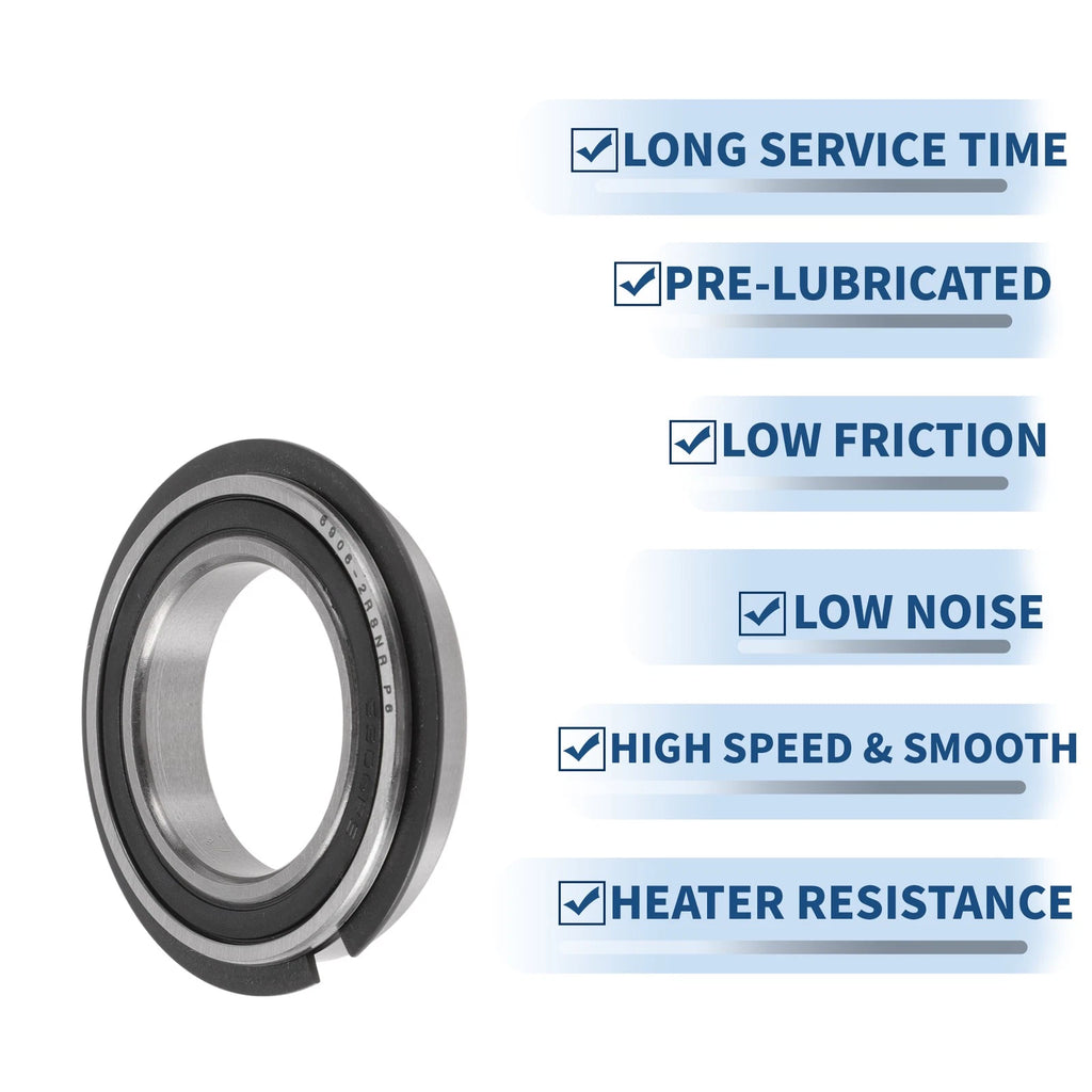 6906NR2RS Deep Groove Ball Bearings for Various Applications (30x47x9mm)