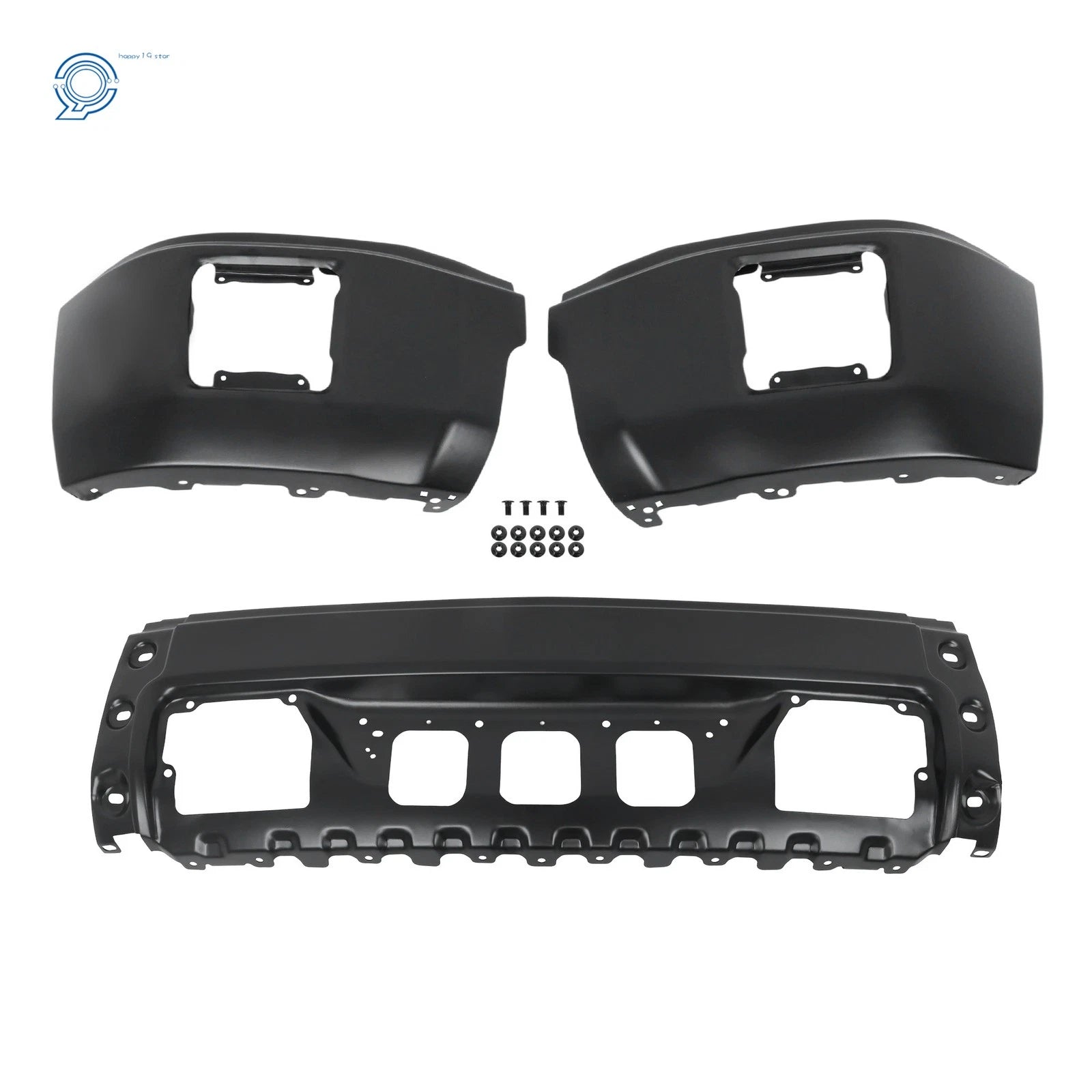 Steel Black Front Bumper for GMC Sierra 1500 (2014-2015)