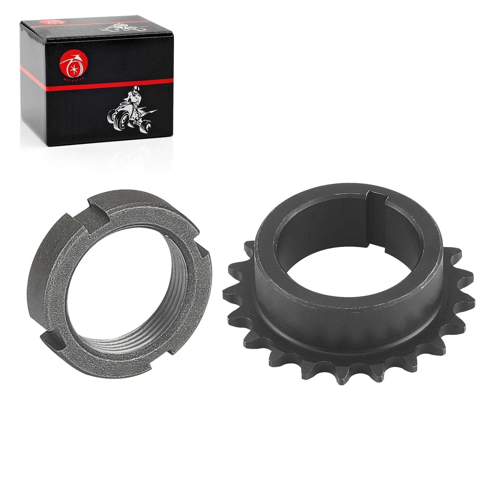 Crankshaft Timing Gear Sprocket & Slit Nut for Polaris Hawkeye 400 (2011–2014)